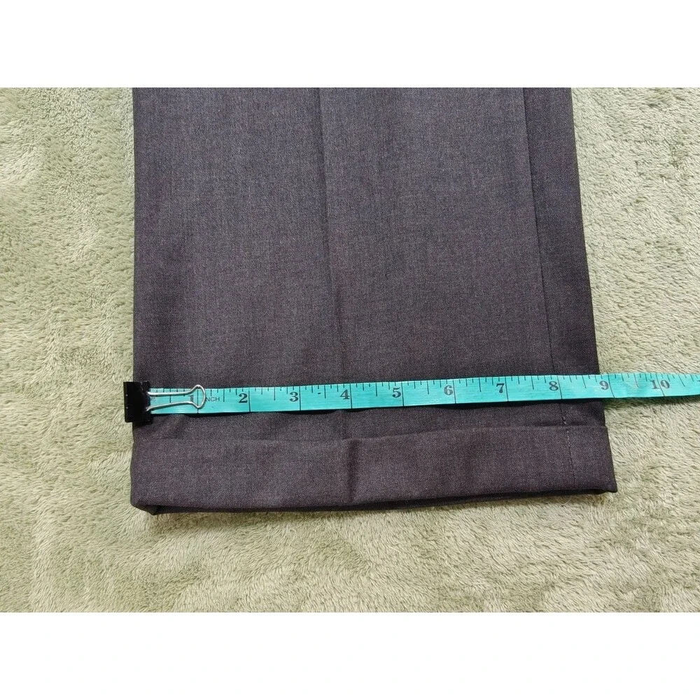 NWT Nautica Dress Blues Charcoal Gray Pleated Front Cuffed Pants Boys Size 18 R